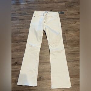 NWT Abercrombie & Fitch white denim